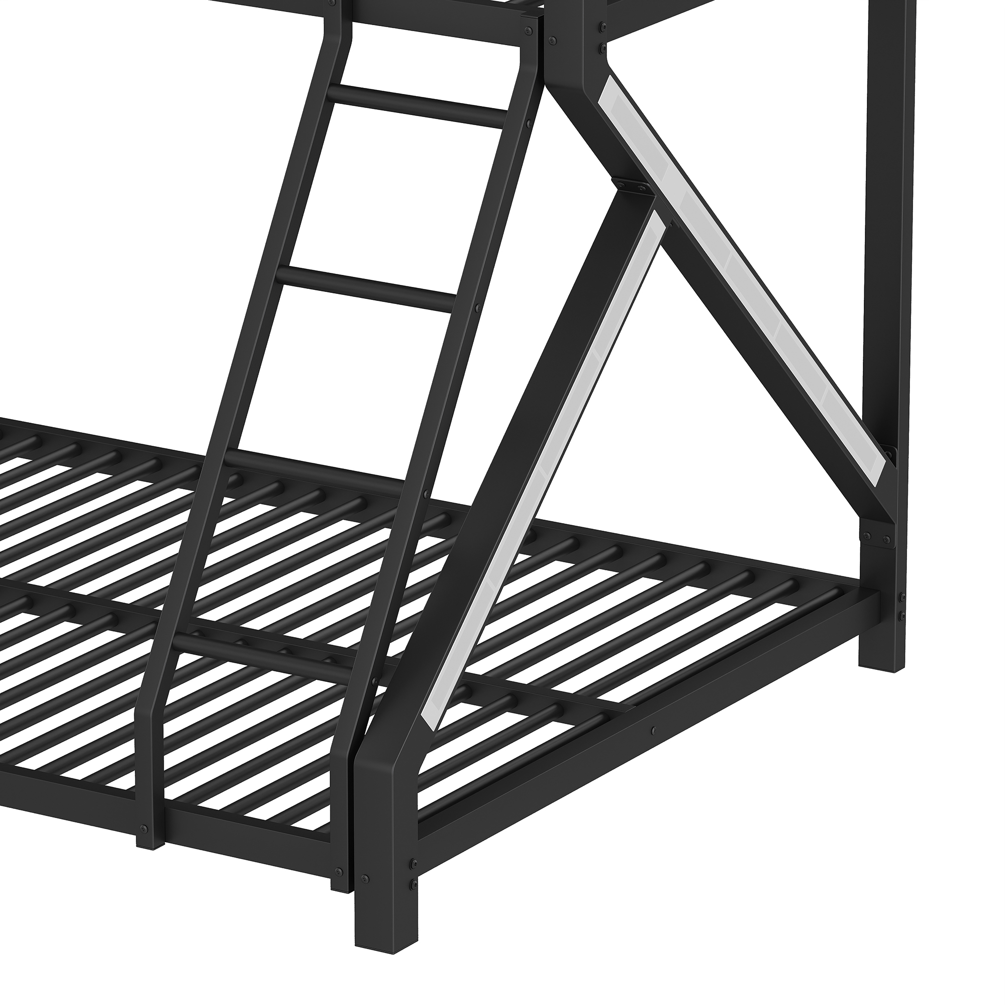 Lit Superposé en Fer Forgé 90×200 / 140×200 cm – LED Douce et Structure Renforcée – Montage, livraison et éléments fournis
