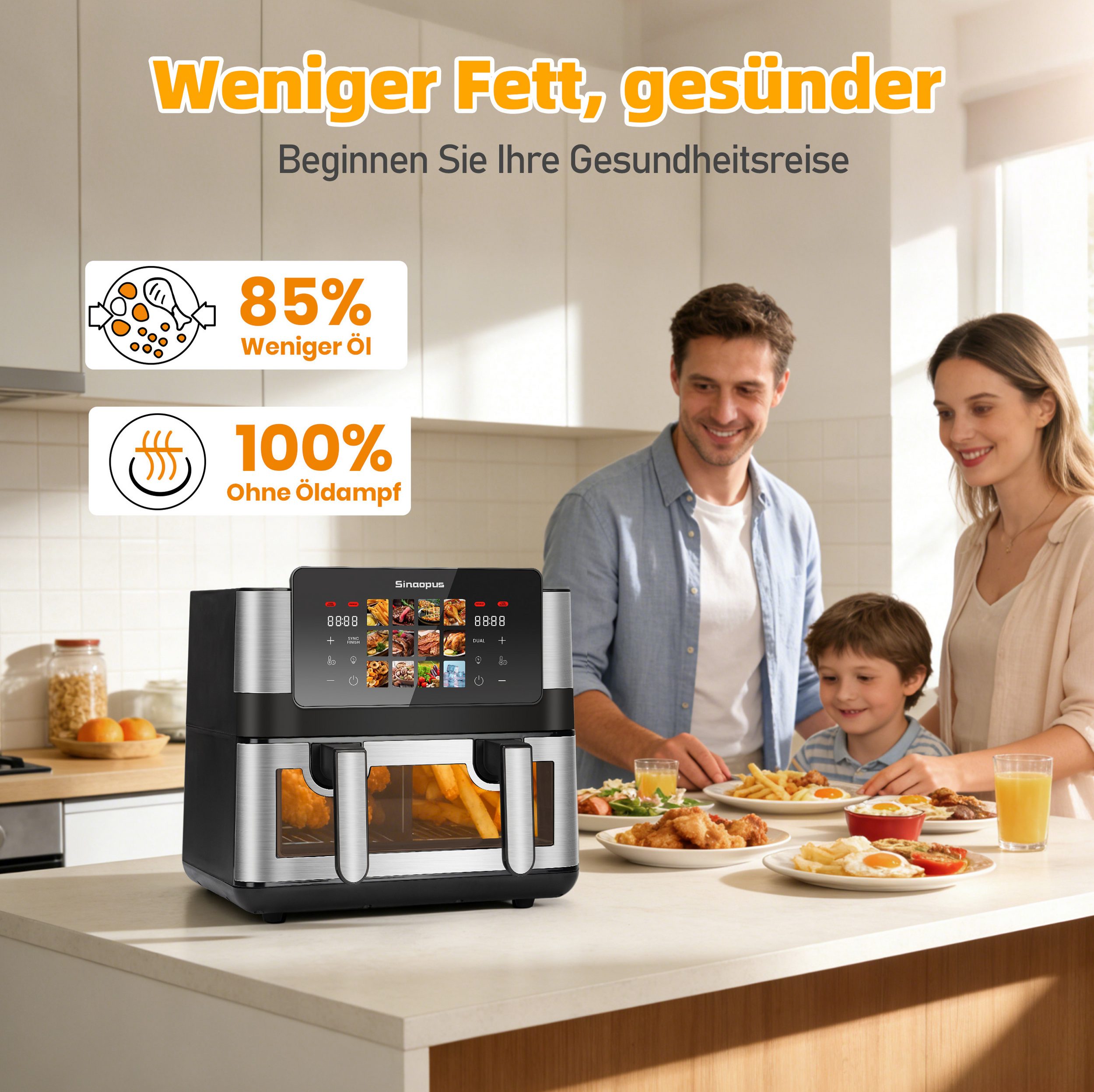 Technologie circulation air chaud 360°