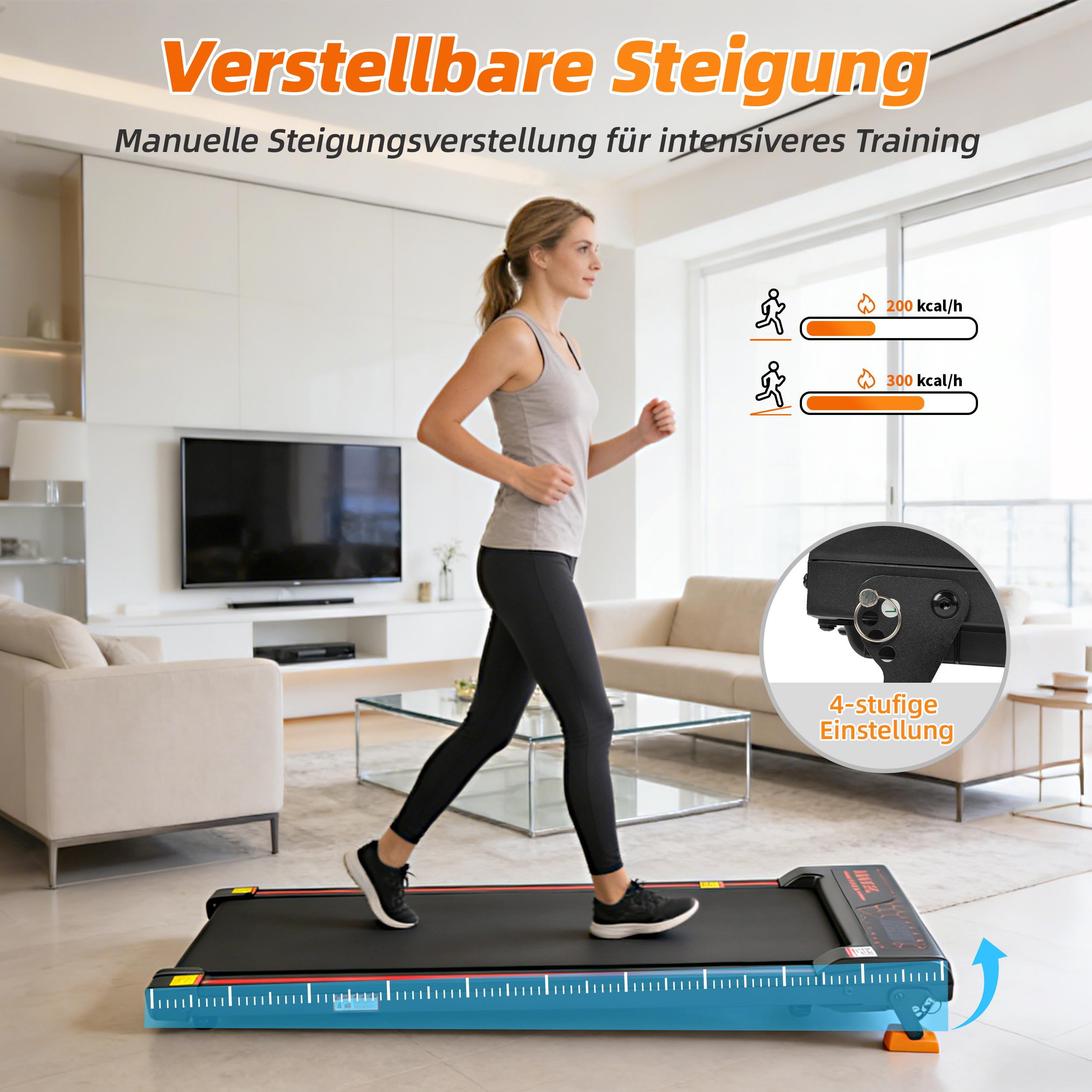 Détail du tapis de course