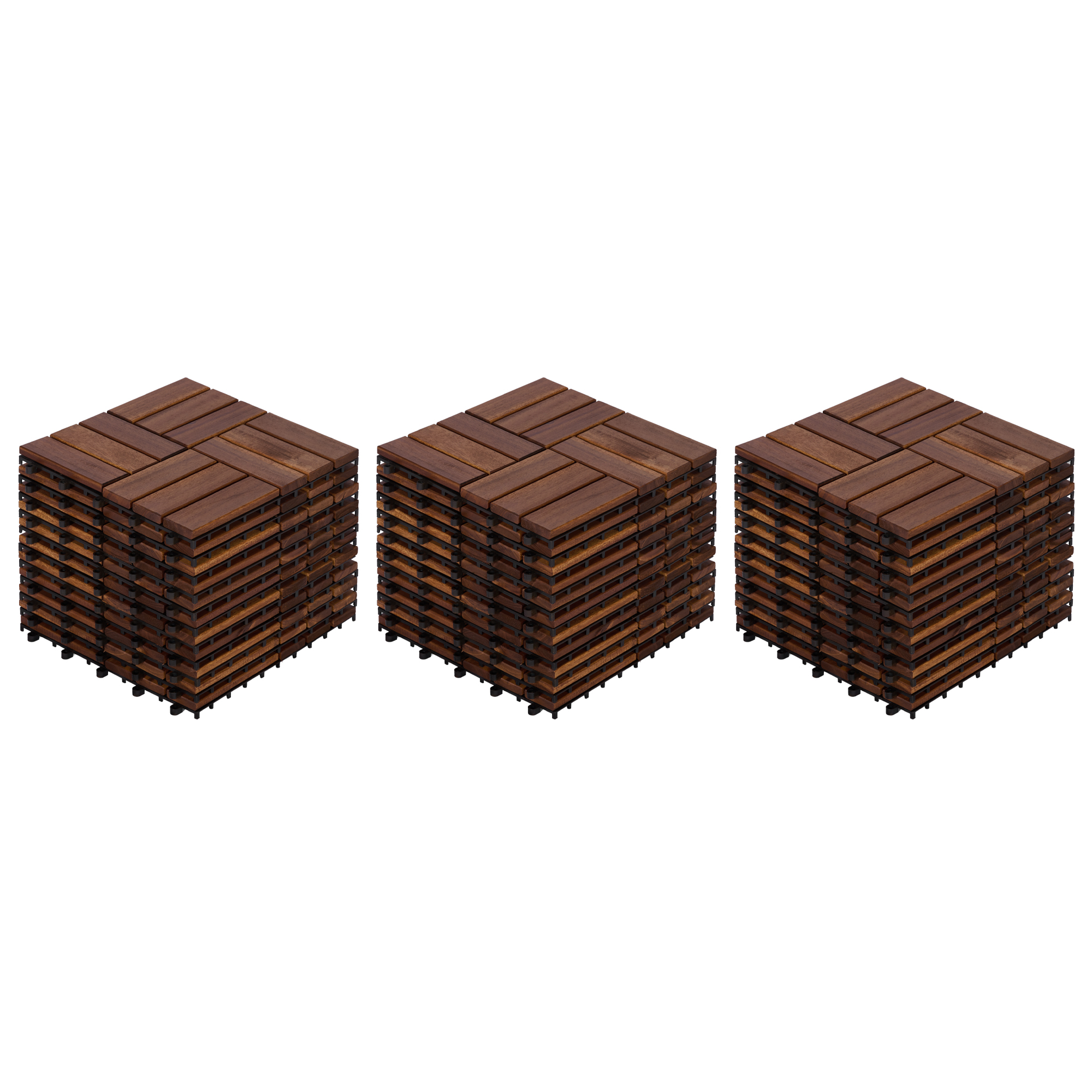 Accessoire de maison, 30 x 30 x 2,4 cm, bois, marron - vue 5