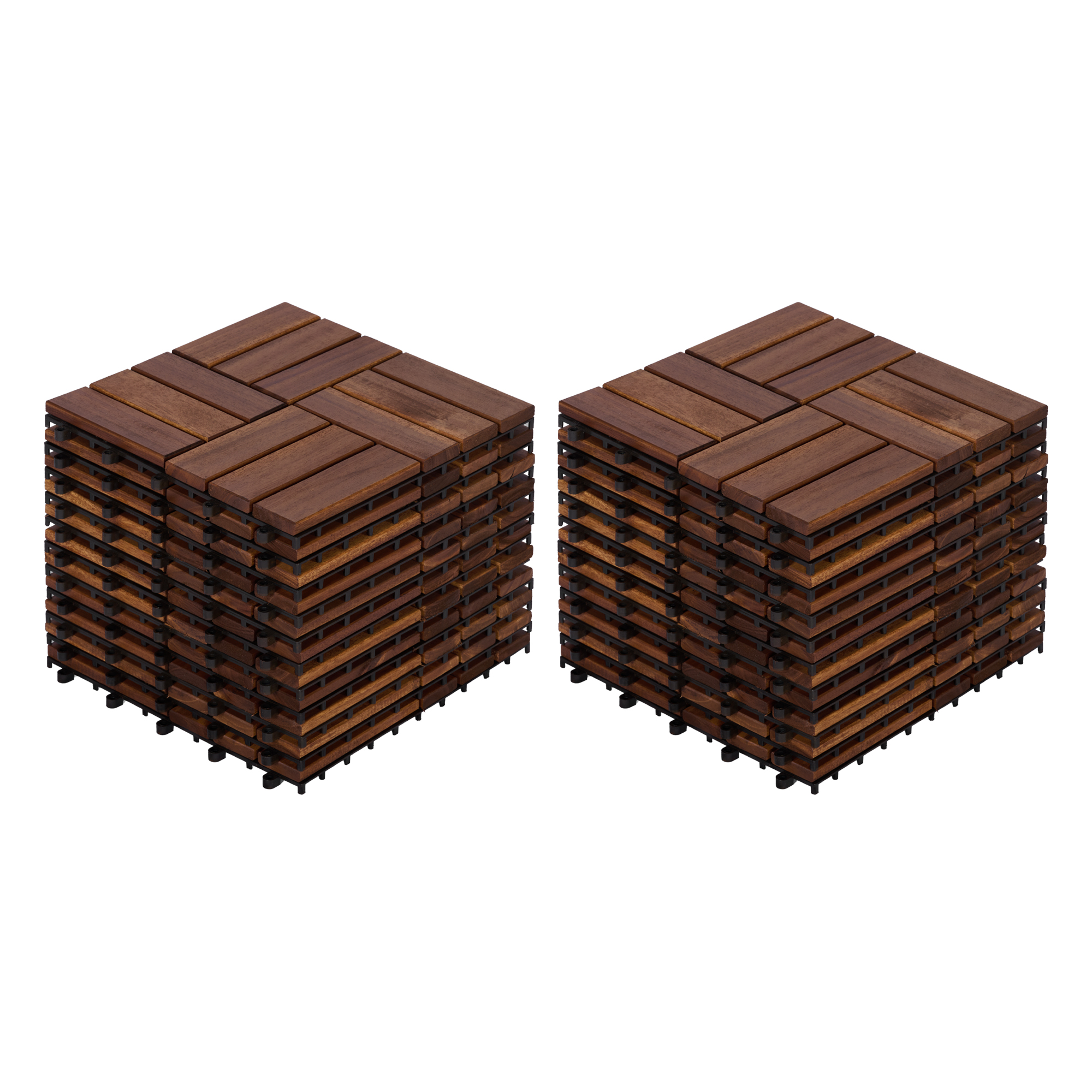 Accessoire de maison, 30 x 30 x 2,4 cm, bois, marron - vue 1