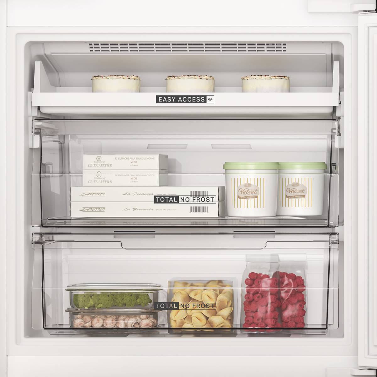 T TNF 8211 OX AQUA Whirlpool Frigorifero Doppia Porta 418 Litri Classe A Total No Frost Inox 185684 Zoom