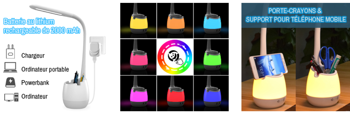 MAGICFOX Lampe De Bureau Flexible, Lampe Rechargeable Avec Veilleuse Colorée/ 3 Modes Et 3 Niv. De Luminosité/Contrôle Tactile -EUROPALAMP Soldes Magasin AAHKMJXYDAFdJAOAIMEbOAch8q5HRpCzgORZx5v8 UNjhCJsHlPe3YV8psiVPjIUtDOD M7um2csJn46CF8ERZnRVCbbf9DCj 46dnJgOKGcQ==