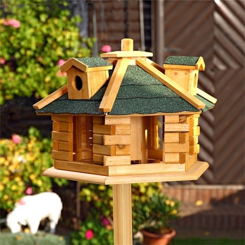 Abri De Repos Pour Oiseaux, Nichoir En Bois Pour Oiseaux, Abri Pour Oiseaux,  Support Pour Oiseaux, Petite Décoration Pour Ja[u2872] - Cdiscount  Animalerie