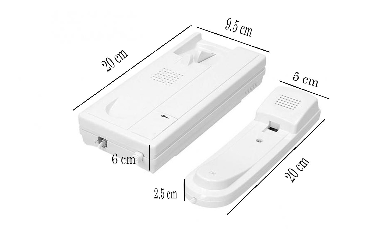 Gasiashop - RL-3203AAA - CITOFONO INTERFONO DA PARETE 3 POSTAZIONI DA  INTERNO INTERCOMUNICANTI CON MODULO ESTERNO