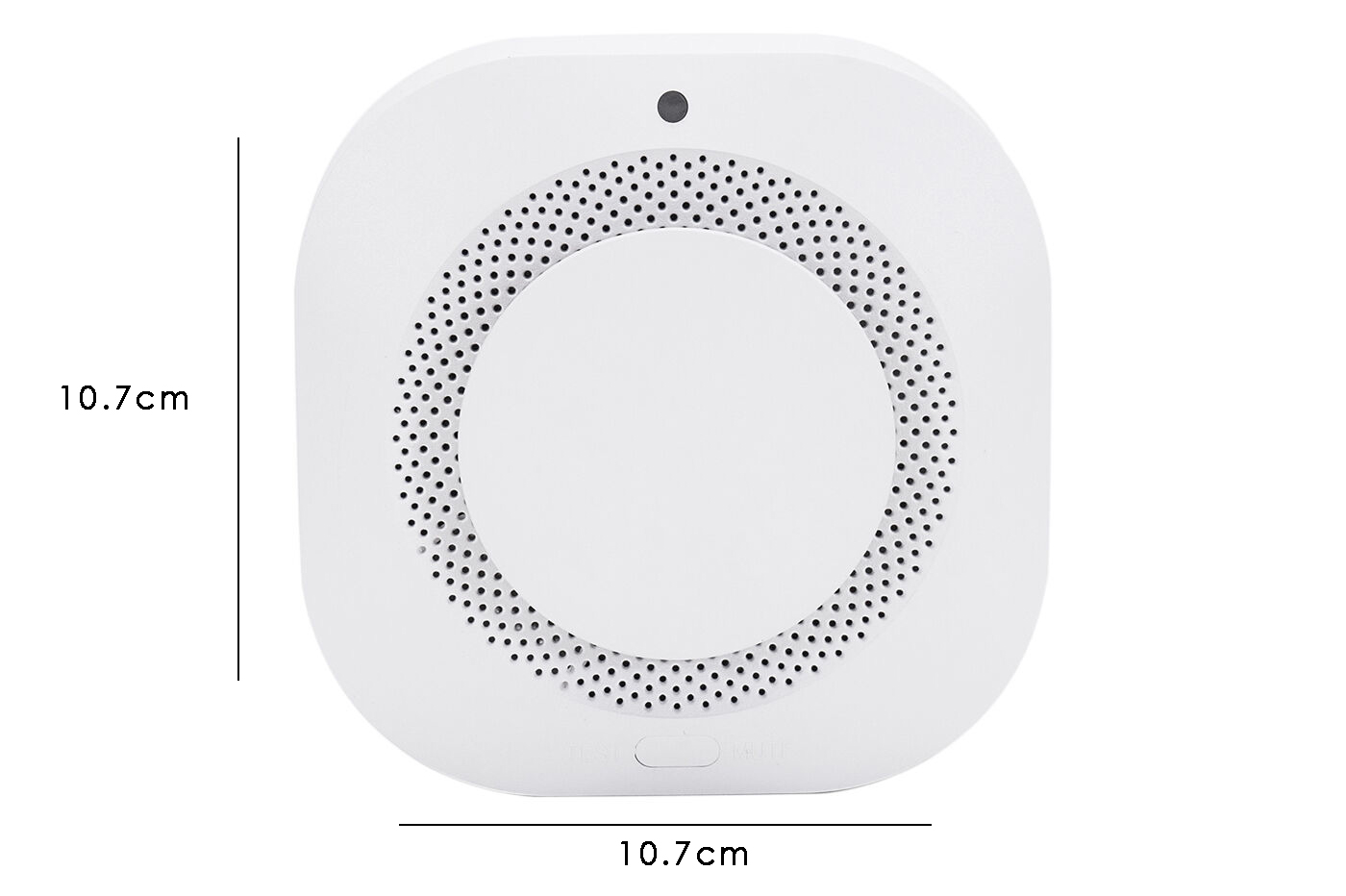 Sensore fumo wireless dimensioni