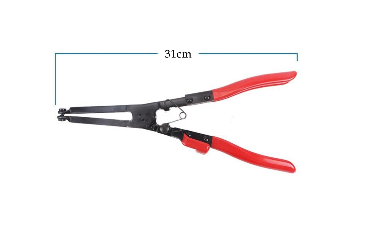 Pinza Lunga YASTA Per Fascette Tubi Di Scarico Auto - 310 Mm, Apertura Regolabile 1-6 Cm, Con Maniglie Gommate