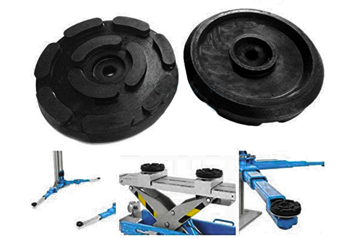 Kit 4 Tamponi Gomma Per Ponte Sollevamento OMCN - Diametro 145 Mm, Foro 13 Mm - Foto 9
