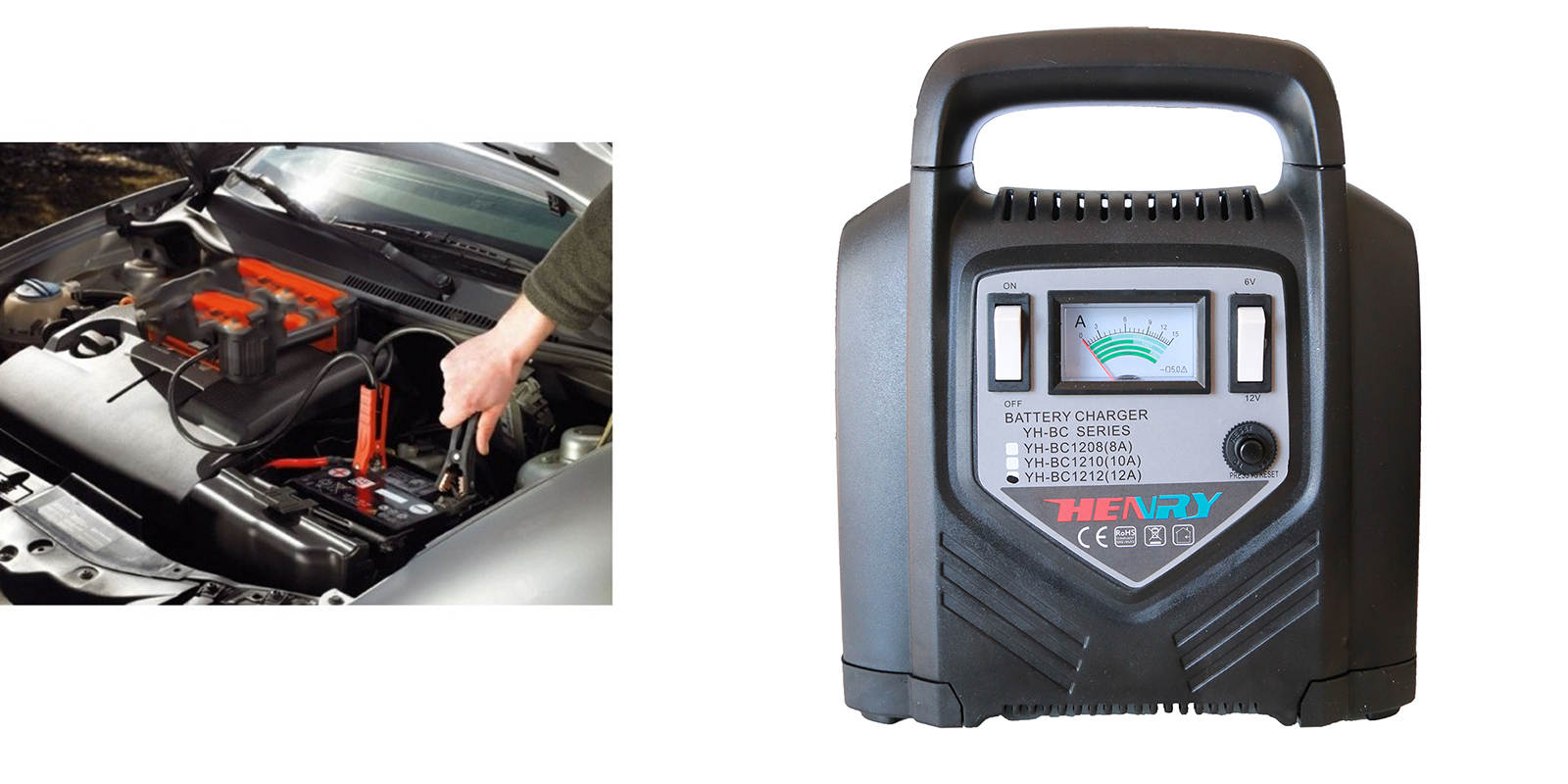 CARICABATTERIE AUTO MOTO CAMPER 6 AMP 6 12 - Foto 6