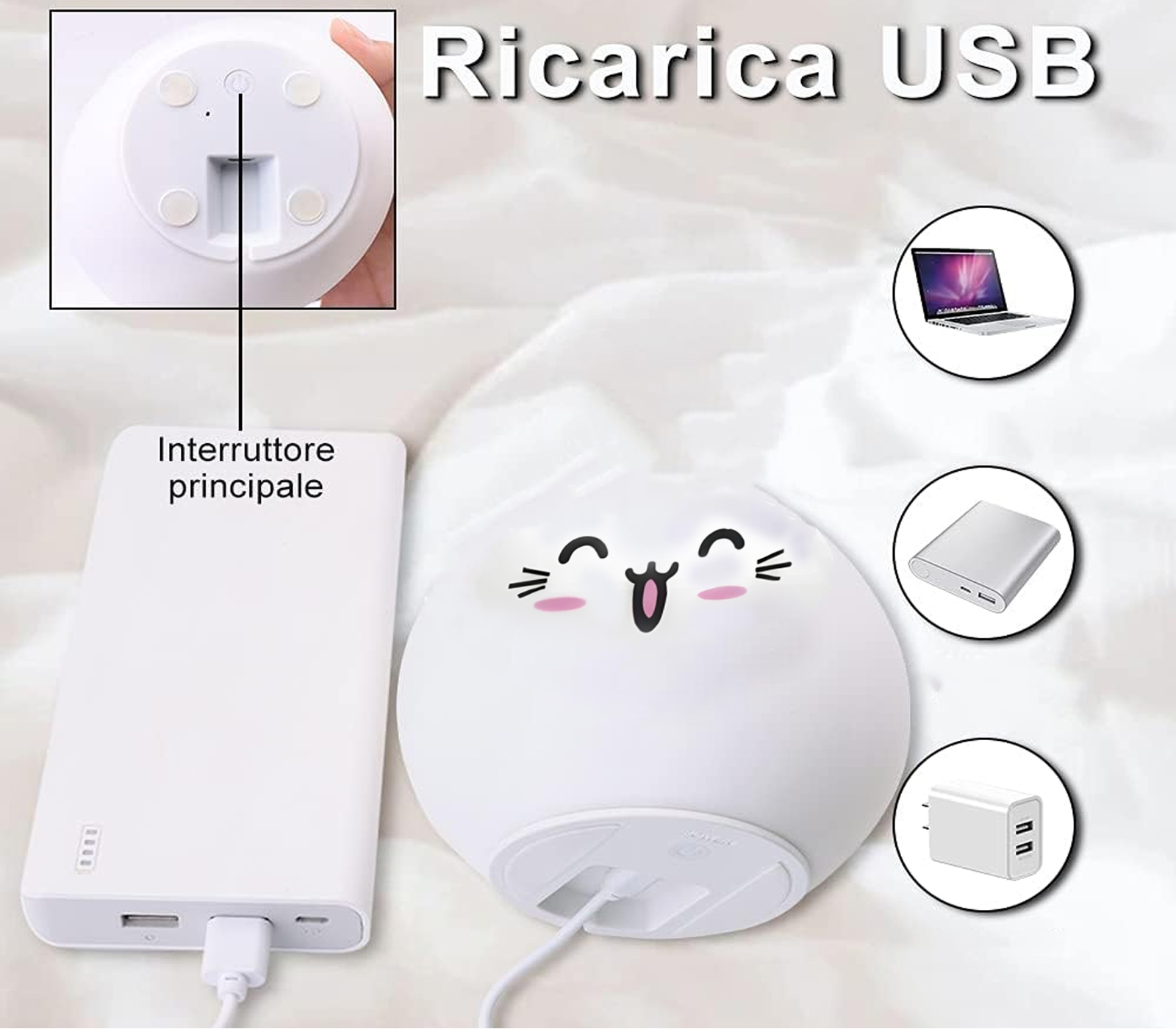 squisita pera led frutta luce notturna usb ricaricabile dimming touch  silicone lampada da tavolo