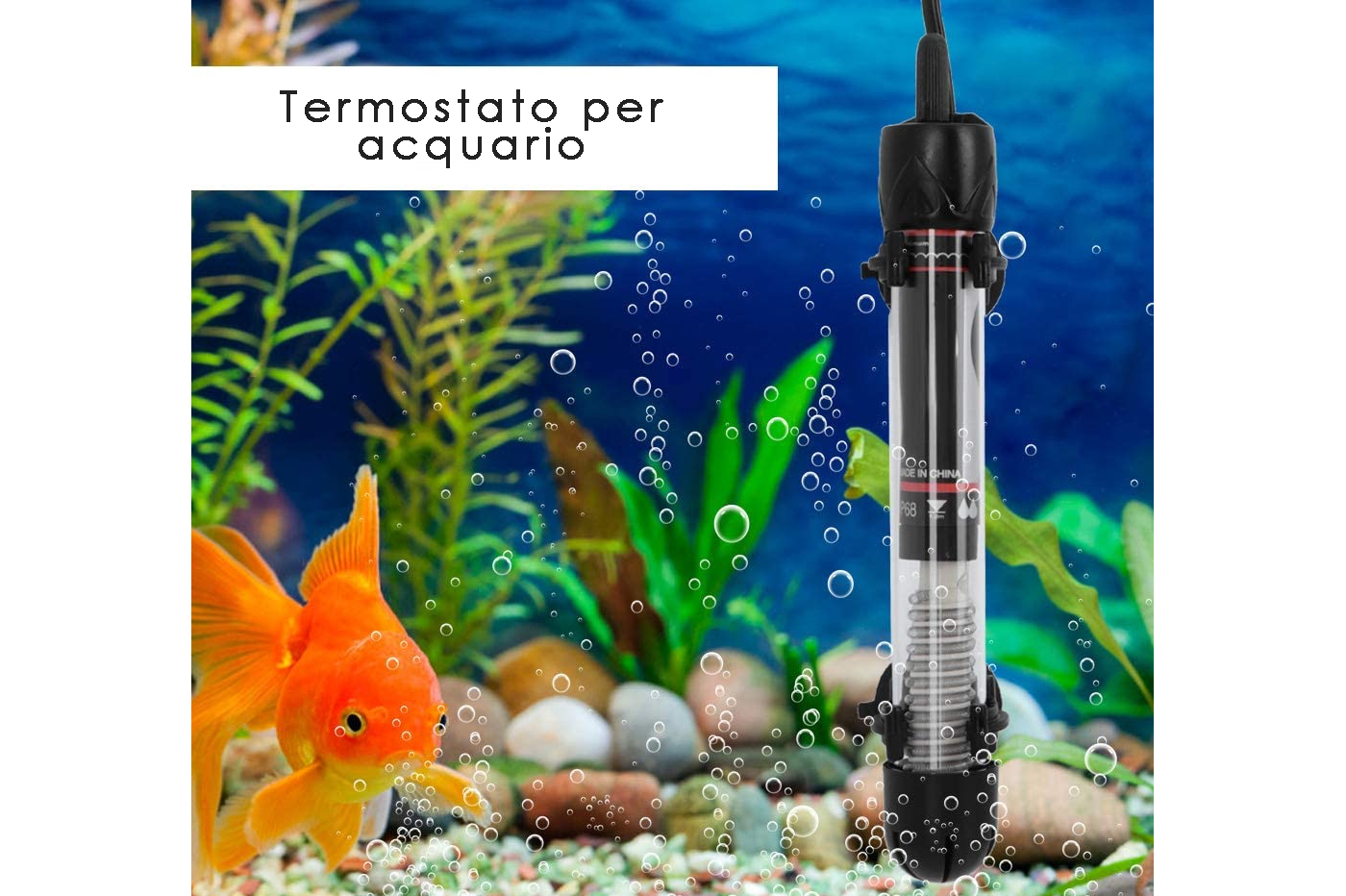 Riscaldatore per Acquario,25 W Termostato di Riscaldamento Immersione Solo  per Acqua Salata Marina e Acqua Dolce di Acquario : : Prodotti per  animali domestici