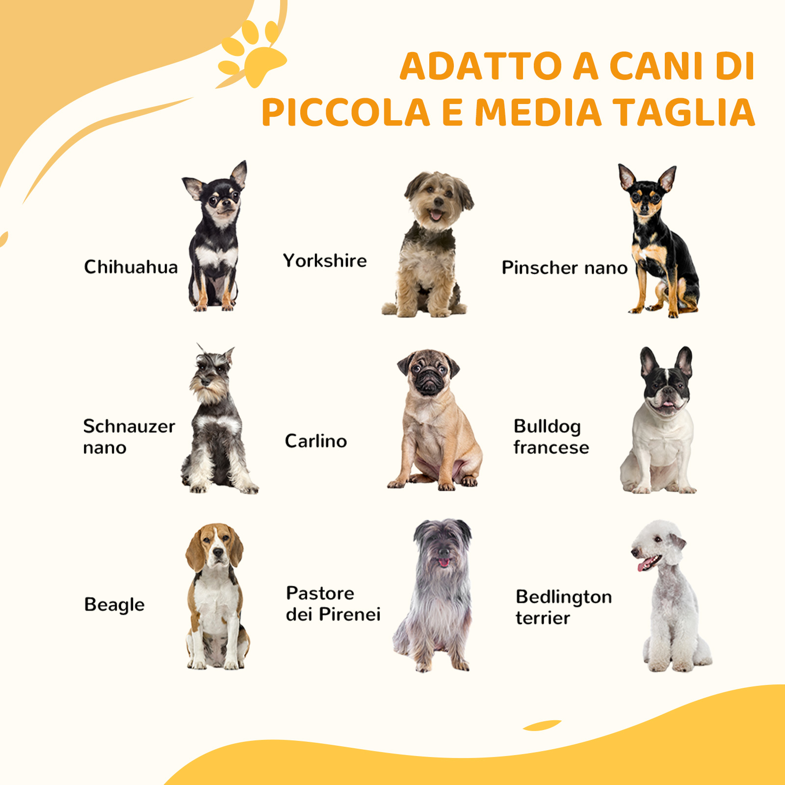 Barrière de sécurité pour chien réglable