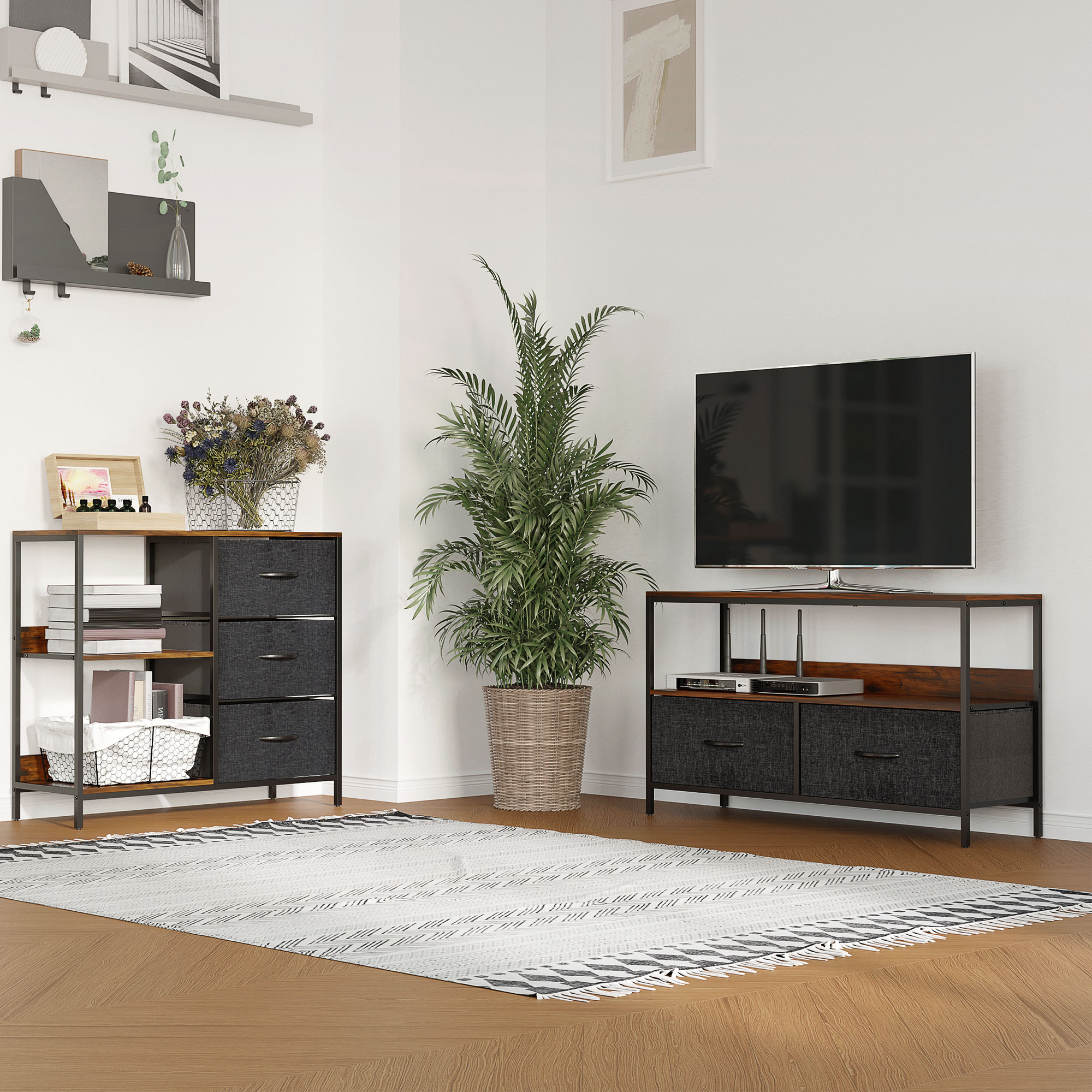 Abrir cajones plegables para ropa de cama