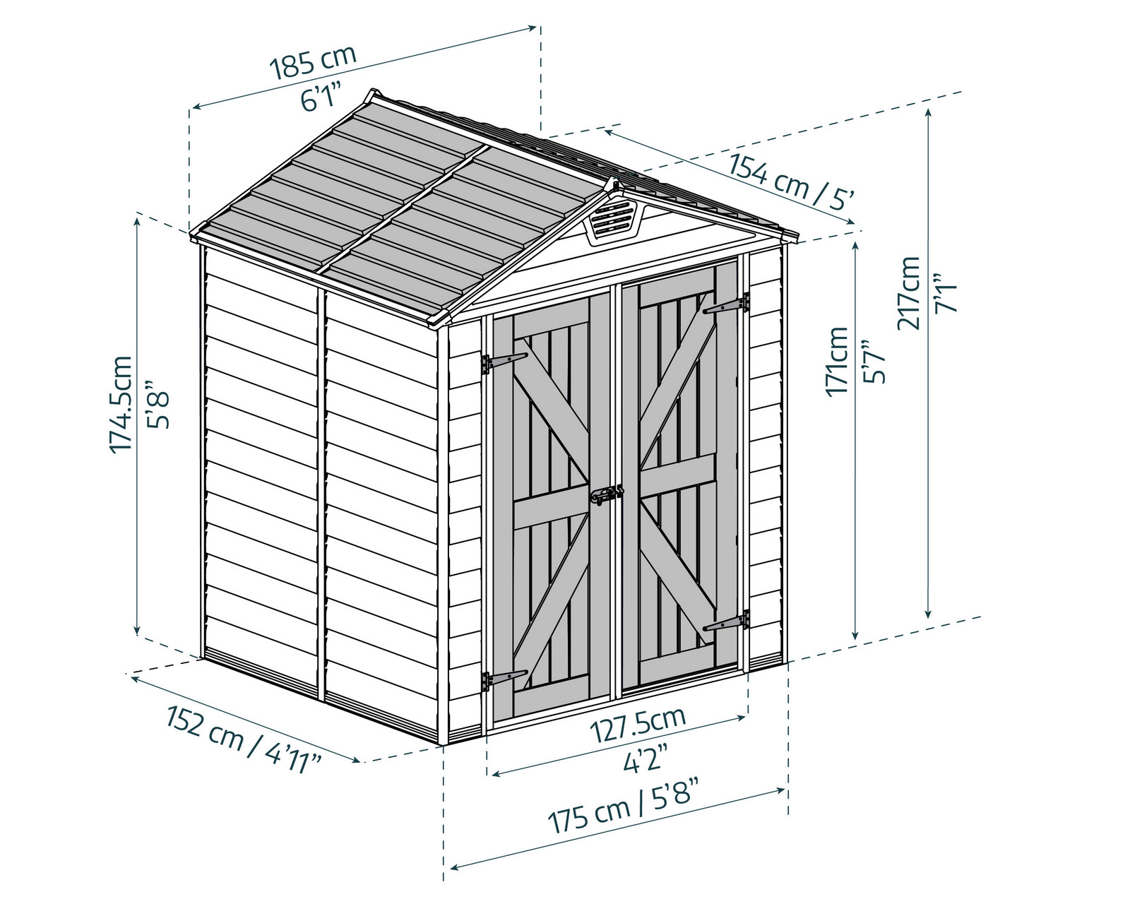 Dimensions du produit Canopia par Palram