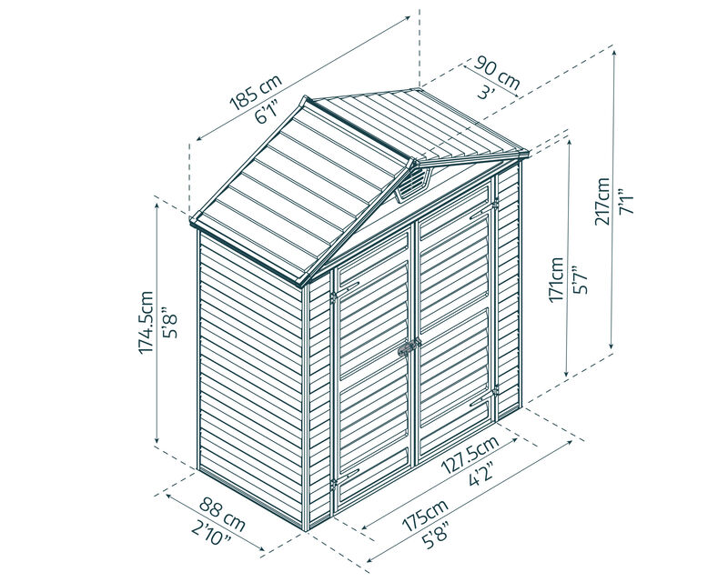 Dimensioni Prodotto Canopia by Palram