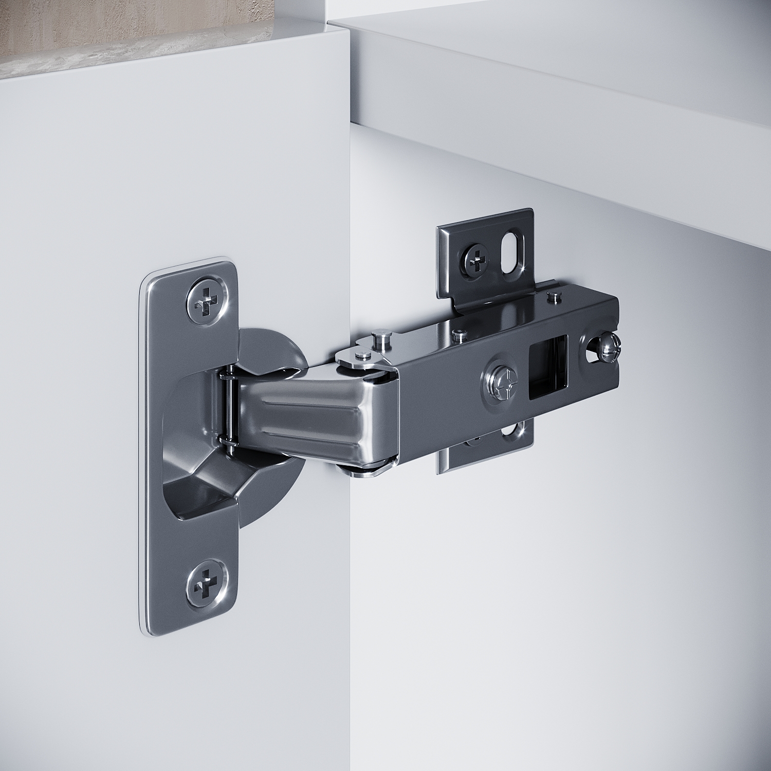 Bild 71 - Badmöbel Set Hochglanz Waschbecken Badezimmermöbel mit Spiegel Hochschrank Grau