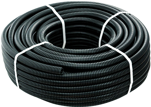 TUBO CORRUGATO PVC NERO Ø20MM RT. 100MT