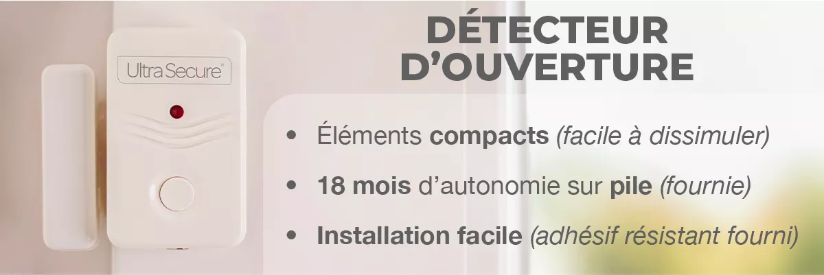 Détecteur d'ouverture autonome BT