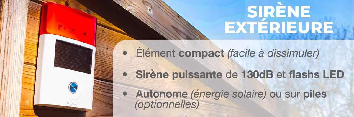 Sirène extérieure autonome BT
