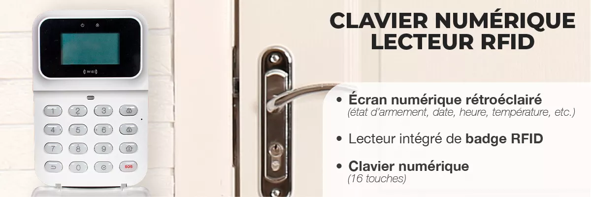 Découvrez notre clavier armement / désarmement HY
