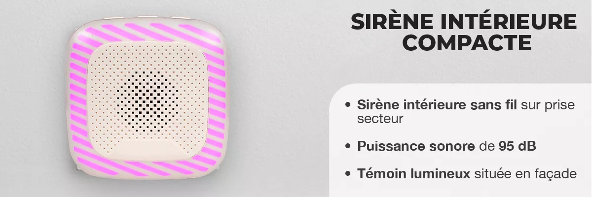 Découvrez notre sirène intérieure de la gamme HY
