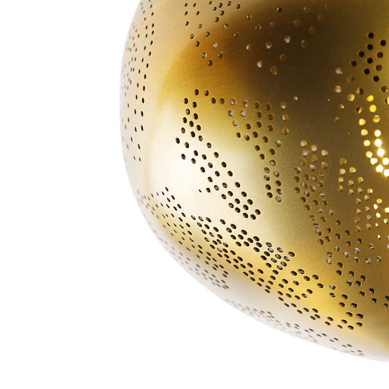 Orientalische Deckenleuchte Gold mit Lichteffekt - Zayn