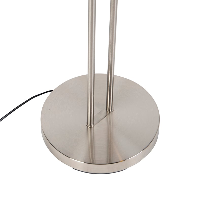 QAZQA Lexus - LED Dimmable Lampadaire Avec Lampe De Lecture Moderne Variateur Inclus - 1 Lumière - H 1800 Mm - Acier - Moderne - Éclairage Intérieur - Salon I Chambre -Éclairage Domestique AAHKMJXYDAFdJAOAIMEbOAchCWMN0H80tUgiXh1LMKm kPKpk1iBb S XpwLLfXywFLAEJllLX08Ini8SJKIX mc KiE 2XXm79y6X Hz4Qiw==