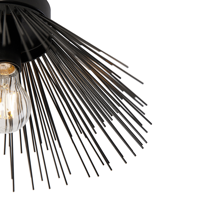 Plafón Art Deco negro - Broom