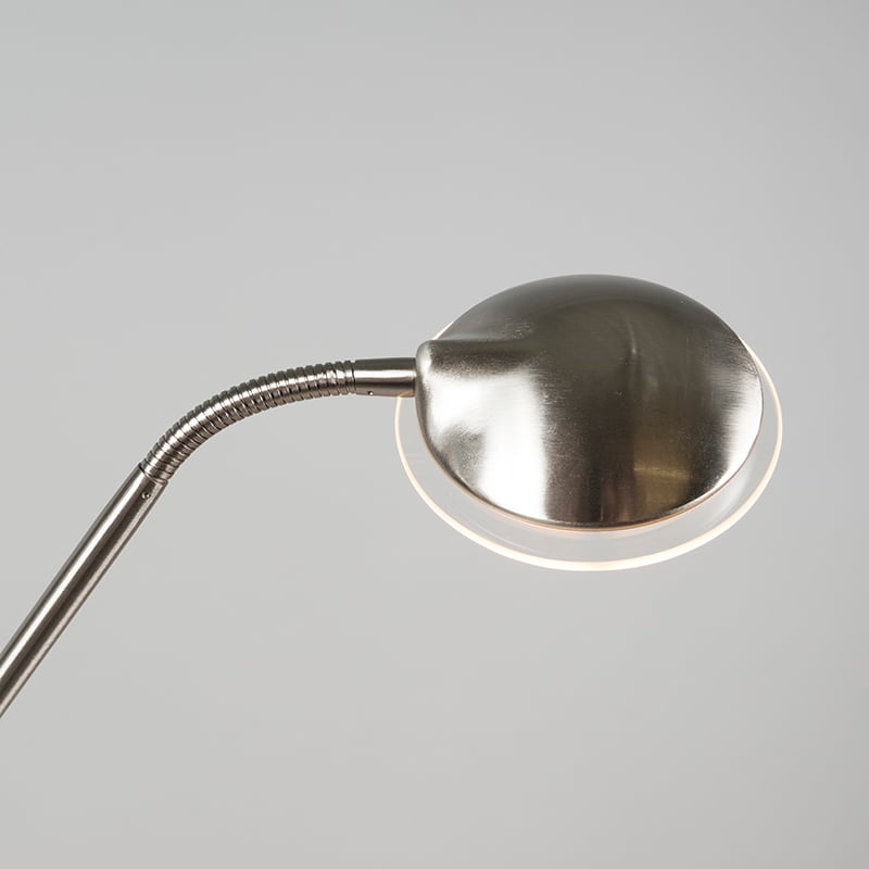 Lampadaire moderne en acier avec LED - Eva