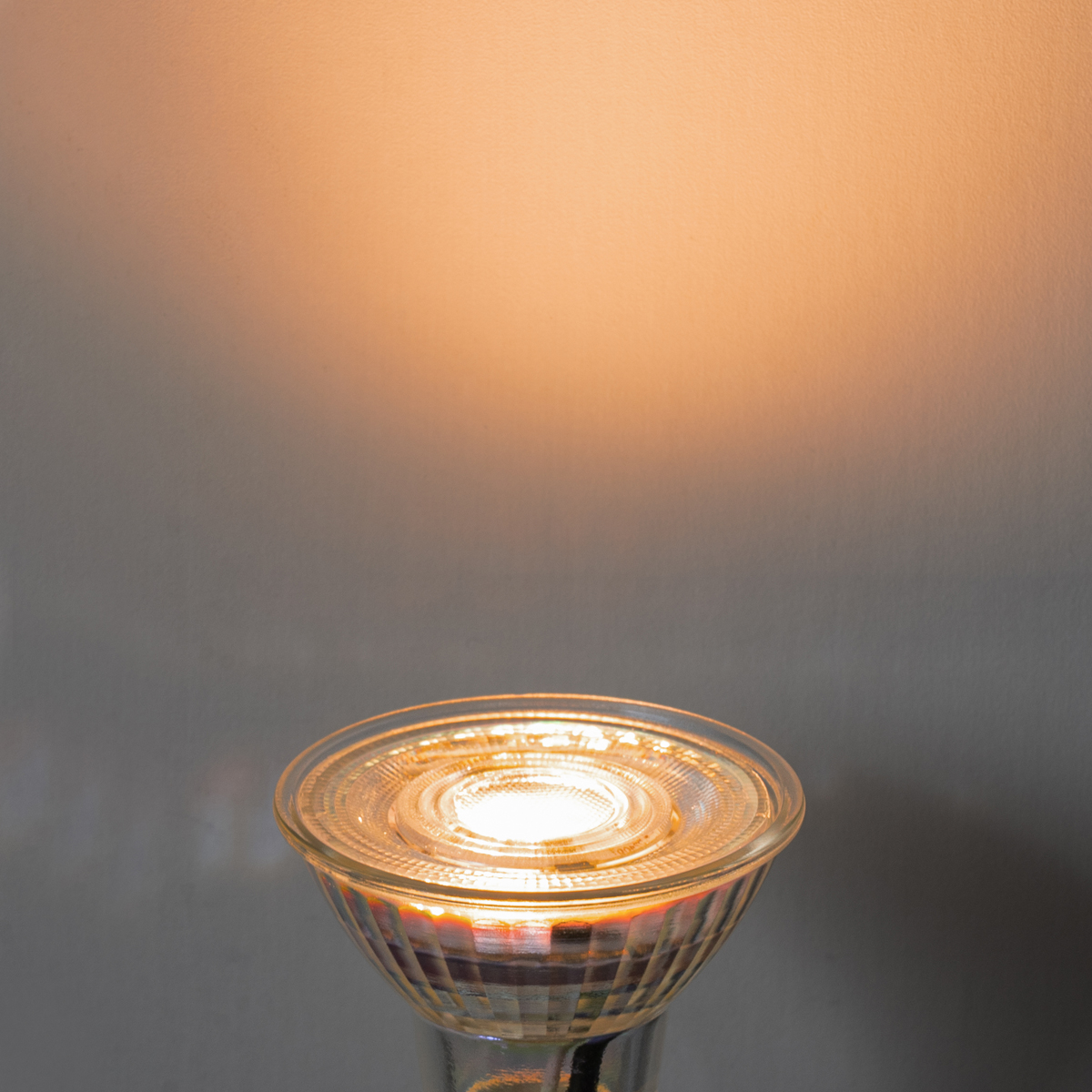 5er-Set GU10 50mm 3-Stufen-Dimmbare Kelvin LED-Lampen Klar 4,5W 380 lm 2000-2700K