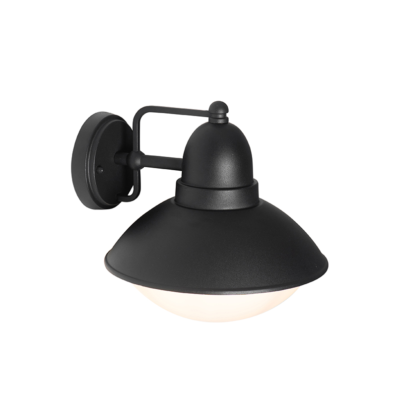 Lampada da parete per esterni moderna nera IP44 - Marcel