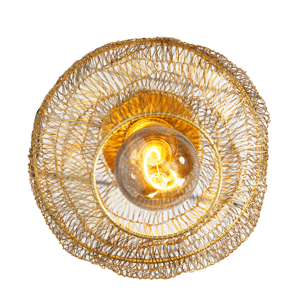 Plafón oriental dorado 25 cm - Vadi