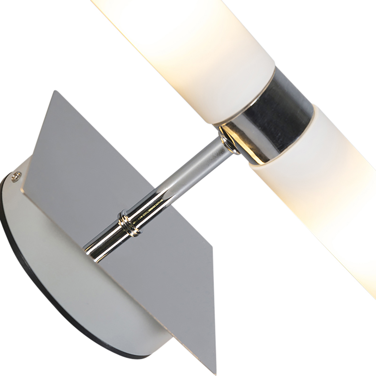 QAZQA bath Applique murale 2 lumière L 223 mm Chrome Design