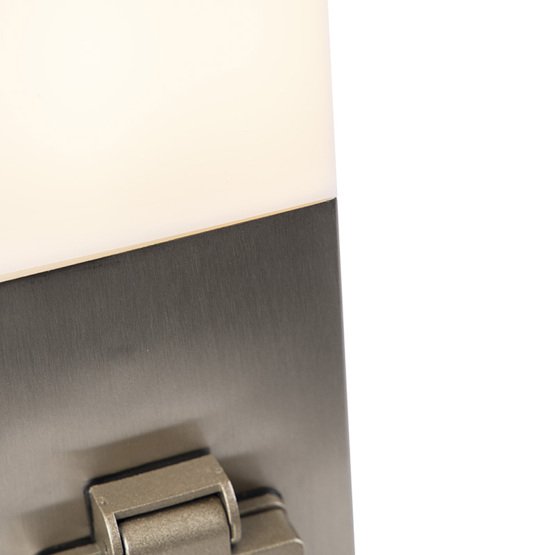 Lampe d'extérieur moderne 45 cm en acier avec douille IP44 - Malios
