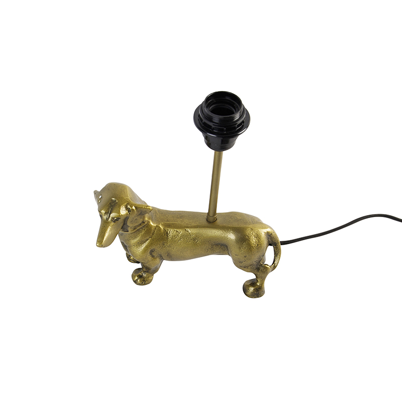Vintage table lamp brass - Animal