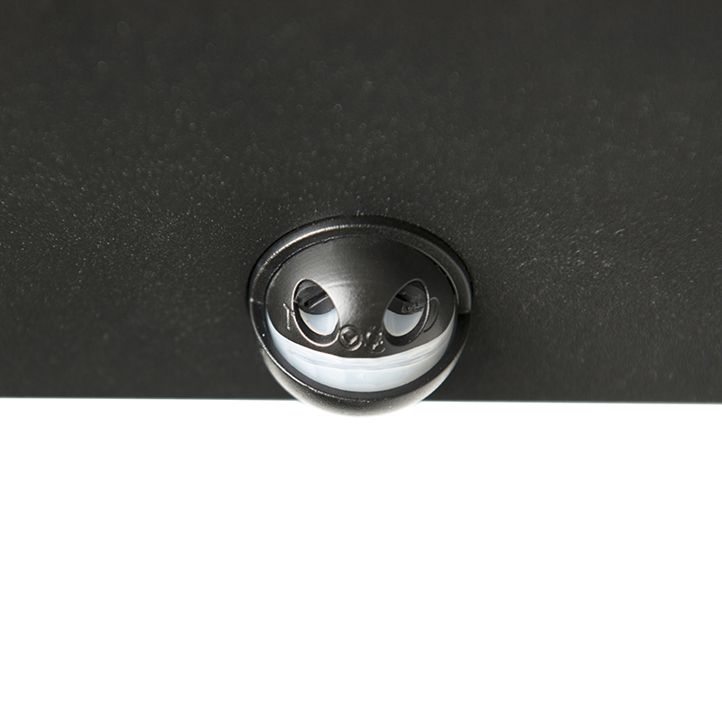 Outdoor Wall Light Black with Motion Sensor IP44 - Rotterdam