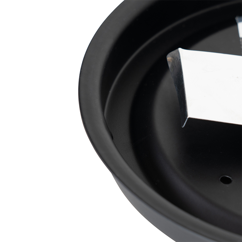 Classic Ceiling Light Black with Opal Glass 23 cm IP44 - Nohmi