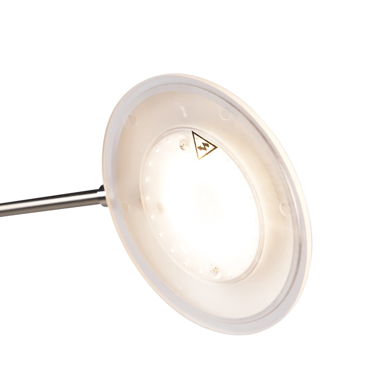 Uplighter acero flexo LED USB - SEVILLA