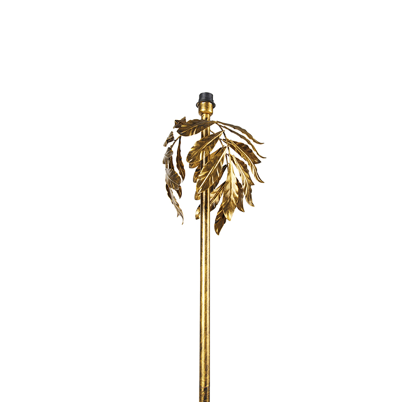Lámpara de pie vintage oro antiguo 30 cm sin pantalla - Linden