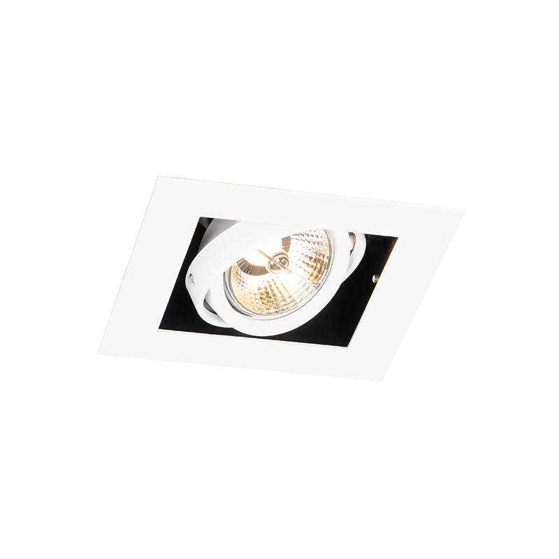 Spot encastré moderne blanc orientable - Oneon 70