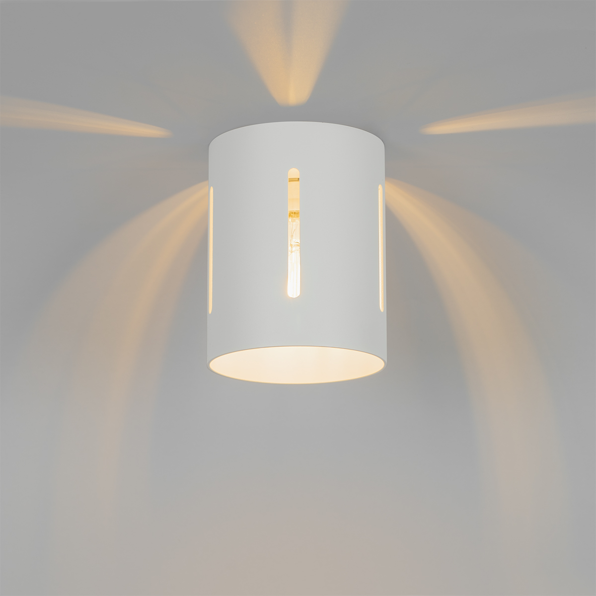 Plafón de diseño blanco - Yana