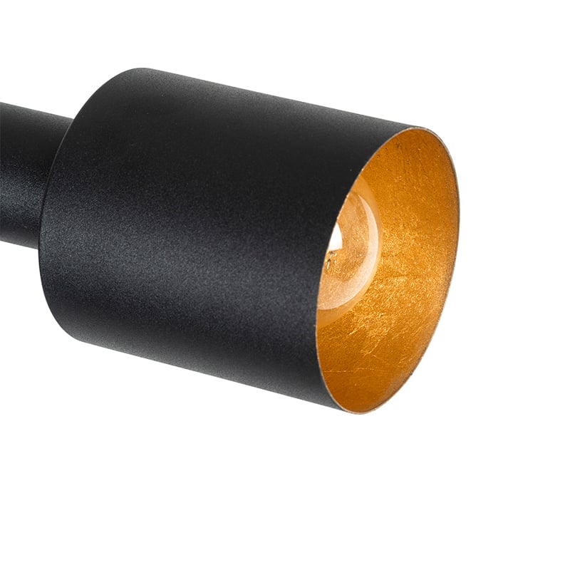 Piantana moderna nera a 2 luci - Stijn