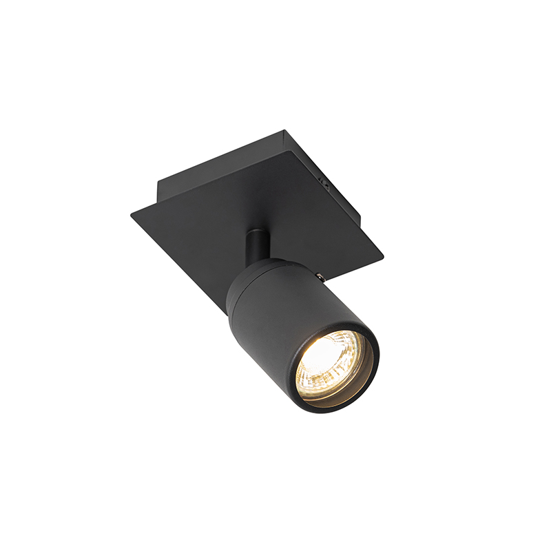 Moderner Badspot schwarz quadratisch IP44 - Ducha