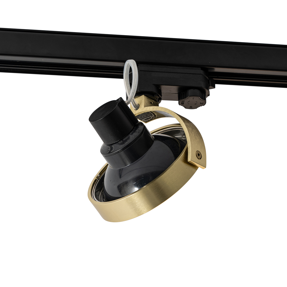 Track Spotlight Gold for 3-Phase Track GU10 111mm - 3-Phase Master Honey