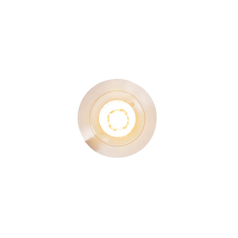 Faretto incasso intelligente in acciaio rotondo IP44 con WiFi GU10 - Xena