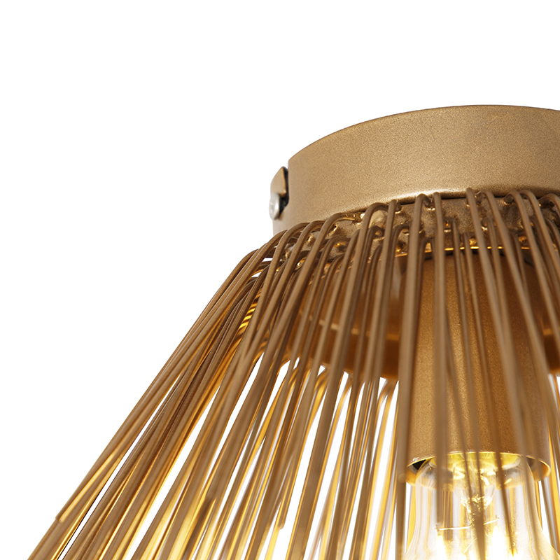 Plafoniera Art Deco oro - Broom