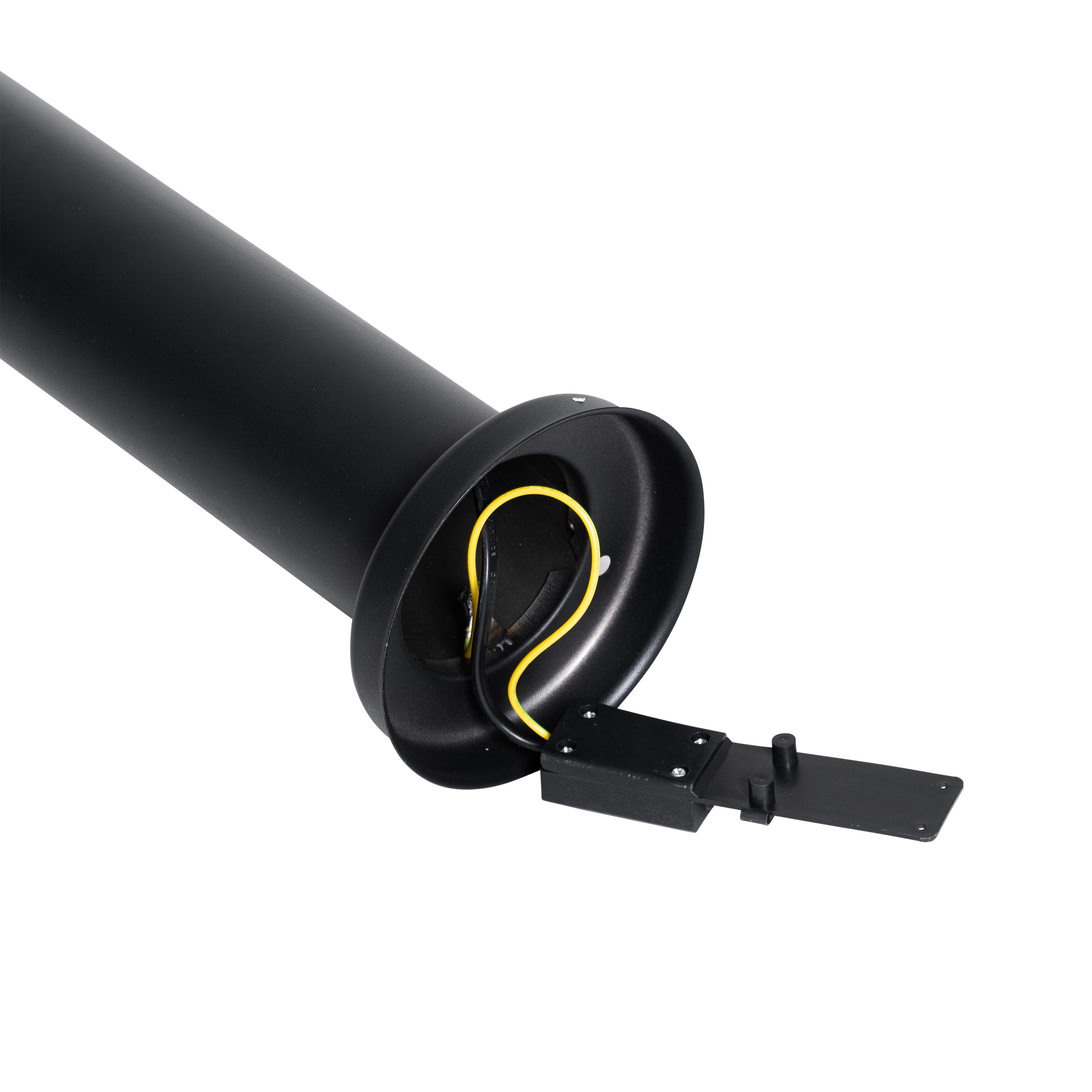 Farola moderna de exterior negra 100 cm - Elly
