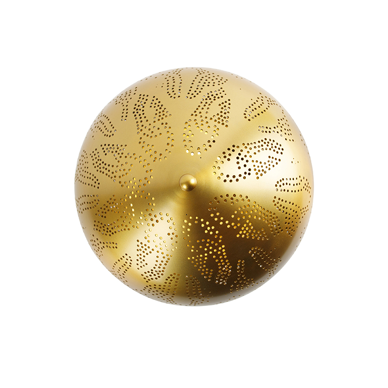 Orientalische Deckenleuchte Gold mit Lichteffekt - Zayn