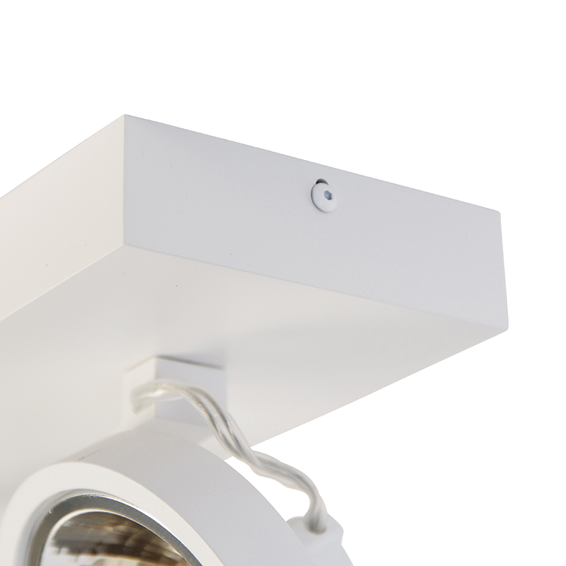 Foco de diseño blanco regulable 2 luces - Go
