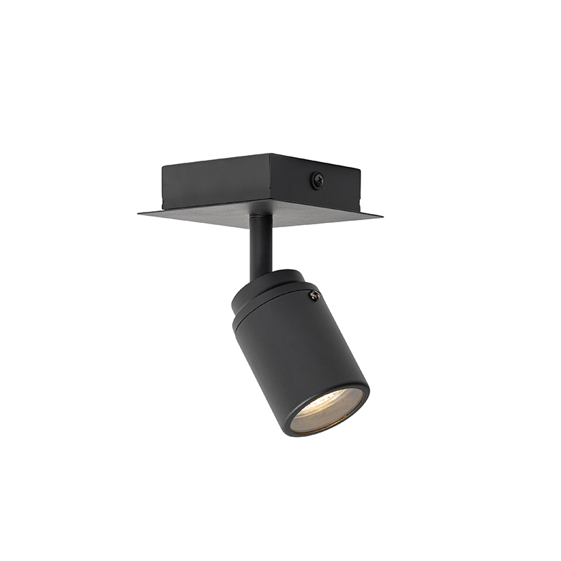 Moderner Badspot schwarz quadratisch IP44 - Ducha